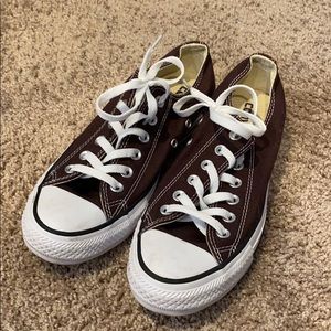 Brown Converse Chuck Taylor All Star Sneakers